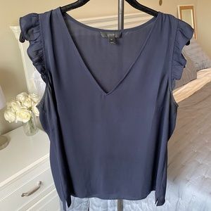 JCrew Flutter Sleeve Top Size 14